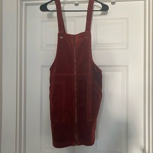 WILDFABLE corduroy overall dress
